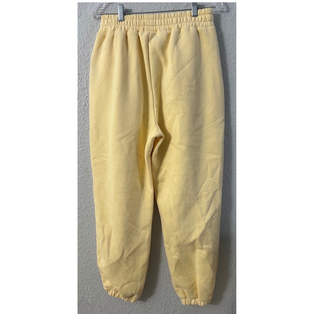 Comfrt Collection Pastel Edit Yellow Jogger Sweatpants Womens Medium
